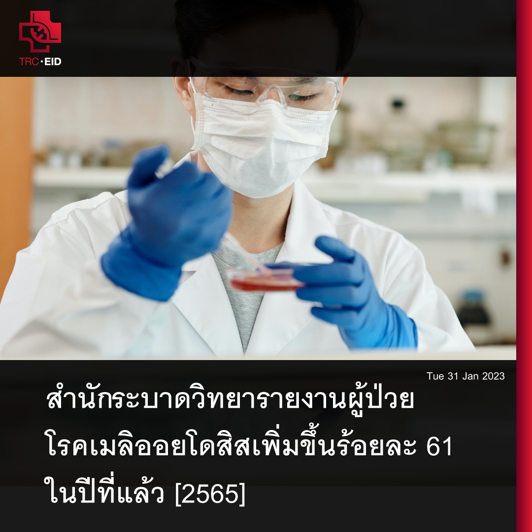 โรคเมลิโออิโดซิส (meiloidosis) - ประเทศไทย: เพิ่มขึ้น