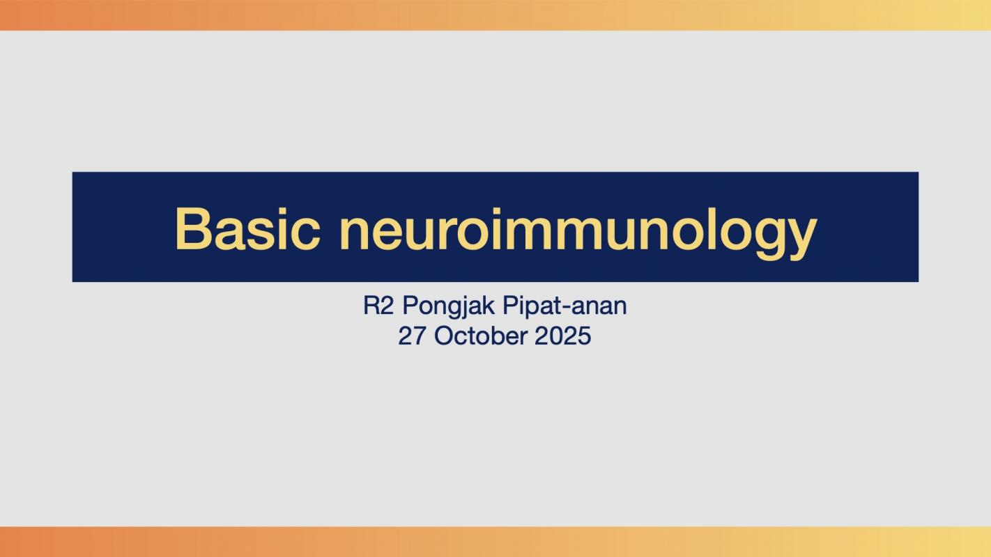 Basic neuroimmunology